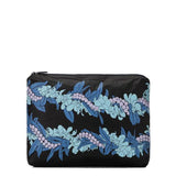 Aloha Collection Small Waterproof Travel Pouch Mokihana Huckleberry