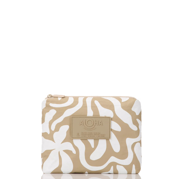 Aloha Collection Small Waterproof Travel Pouch - Peace Frogs