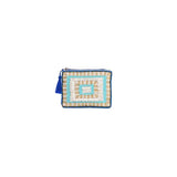 America & Beyond Mini beaded Pouch Blue Angel