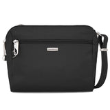 Travelon Anti-Theft Classic Convertible Crossbody and Waist Pack  Black