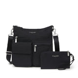 Baggallini Modern Everywhere Slim Crossbody Black