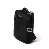 Baggallini Securtex Anti-Theft Mini Everything Crossbody Angle View