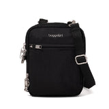 Baggallini Securtex Anti-Theft Mini Everything Crossbody Black