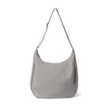 Baggallini Swift Hobo Crossbody Silver Sand