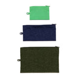Baggu Flat Pouch Set Marine