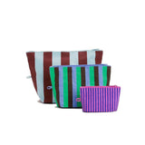 Baggu Go Set Pouch Vacation Stripe Mix