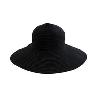 San Diego Hat Co. Women's Ribbon Braid Large Brim Hat Black