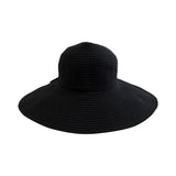 San Diego Hat Co. Women's Ribbon Braid Large Brim Hat Black