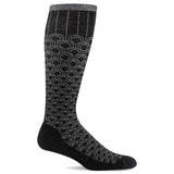 Sockwell Women's Graduated Compression Socks Deco Dot Black