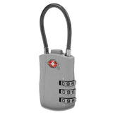 Travelon TSA Accepted Cable Lock Silver