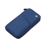 Troika Safe Flight RFID Protected Travel Wallet Blue