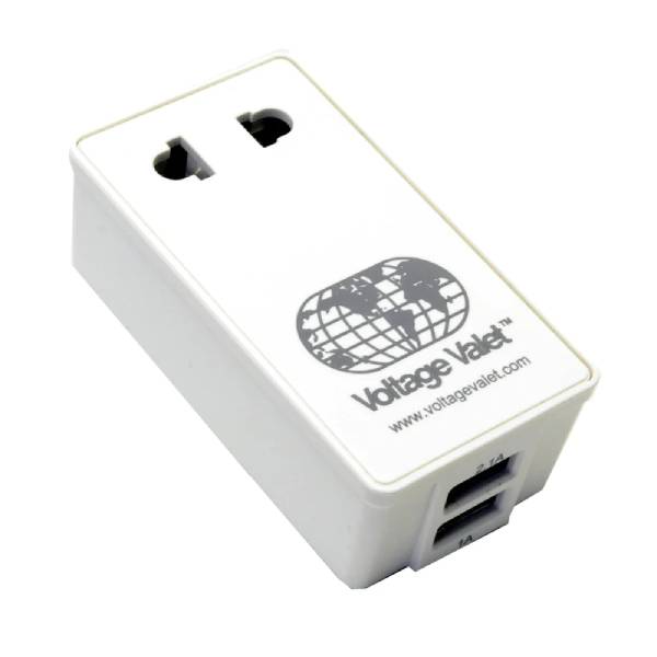 Voltage Valet Australia/New Zealand/China Adapter Plug With 2 Port USB
