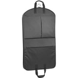 Wally Bags 40” Deluxe Travel Garment Bag with Two Pockets Rear View