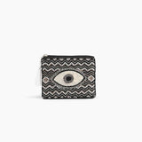 America & Beyond Embellished Evil Eye Coin Bag Midnight