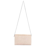 America & Beyond Gold and Glam Embellished Clutch Rear View