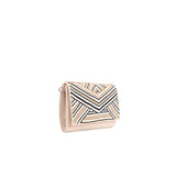 America & Beyond Gold and Glam Embellished Clutch Side View