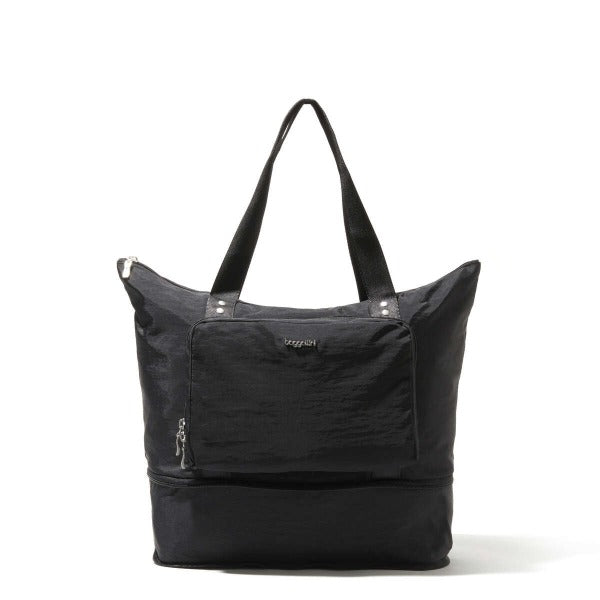 Baggallini Carryall Expandable Packable Tote Black