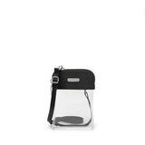 Baggallini Clear Bryant Crossbody Bag Black