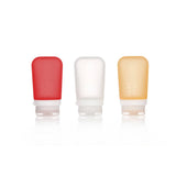 Humangear GoToob+ Medium 3-Pack Clear Red Orange