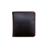 Iliworld Mini Bi-Fold Wallet with RFID Blocking Black Red
