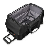 Briggs & Riley Medium Upright Wheeled Duffel Bag Black