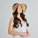 San Diego Hat Company's Signature Women's Ultrabraid Large Brim Visor Lifestyle View