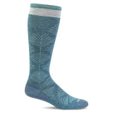 Sockwell Women's Graduated Compression Socks Full Floral Blueridge