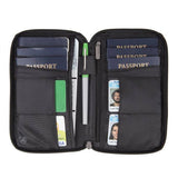 Travelon RFID Blocking Multi-Passport Holder  Interior View