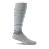 Women's Circulator Moderate Graduated Compression Socks- Light Grey