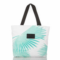 Aloha Collection Day Tripper Tote Tropical Fan Palms Pool