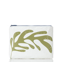 Aloha Collection Mid Waterproof Travel Pouch Laua'e Fern