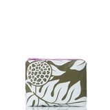Aloha Collection Small Waterproof Travel Pouch Holomua White Olive