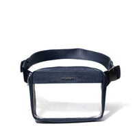 Baggallini Clear Stadium Belt Bag Sling French Navy