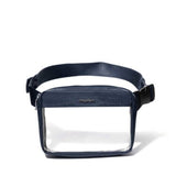 Baggallini Clear Stadium Belt Bag Sling French Navy