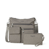 Baggallini Modern Everywhere Slim Crossbody Sterling Shimmer