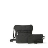 Baggallini Pocket Crossbody with RFID Charcoal
