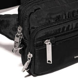 Baggallini Securtex Anti-Theft Belt Bag Sling Zipper Detail