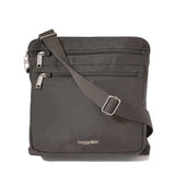 Baggallini Securtex Anti-Theft Large Crossbody Charcoal