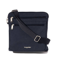 Baggallini Securtex Anti-Theft Large Crossbody French Navy