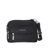 Baggallini Triple Zip Bag Black