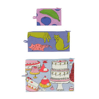 Baggu Flat Pouch Set Still Life