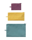 Baggu Flat Pouch Set Jewel Mix