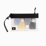 Gravel TSA Approved Shower Bag & 4 Bottles 