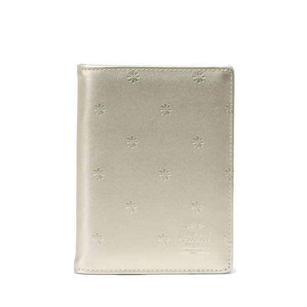 Herschel Raynor Passport Holder Vegan Leather Champagne