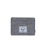 Herschel Charlie Cardholder Raven Crosshatch