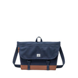 Herschel Cove Messenger Navy Tan