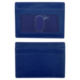 Ili New York Leather Credit Card/ID Holder Cobalt