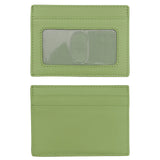 Ili New York Leather Credit Card/ID Holder Sage