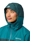 Marmot Women's PreCip Evo Flex Rain Jacket Hood View