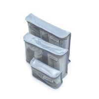 Mumi Toiletry Cubes Set of 3 Grey